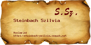 Steinbach Szilvia névjegykártya